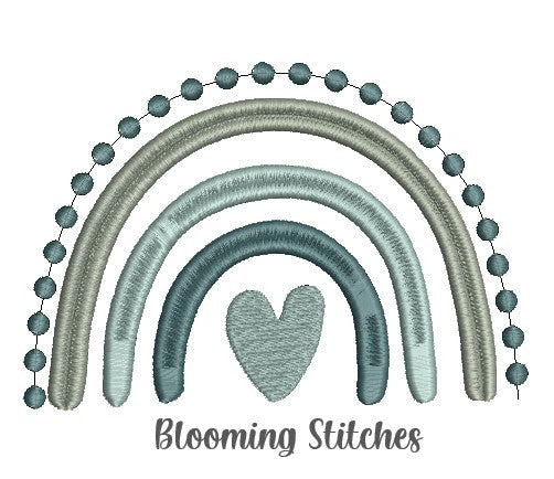 Mexican rainbow with dots 2