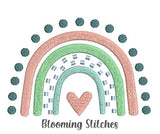 Mexican rainbow with dots 1