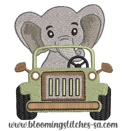 Safari Jeep Elephant