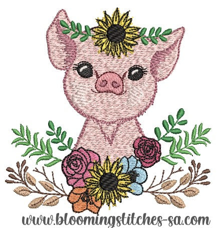 Sunflower Pig