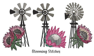 Windmills and proteas