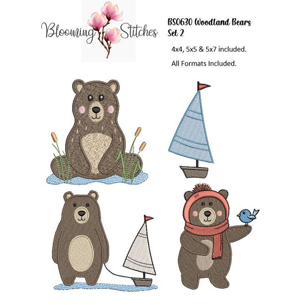 Woodland Bears SET 2