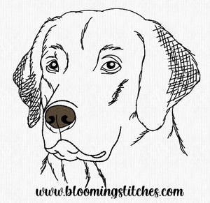 Labrador Dog Line Design