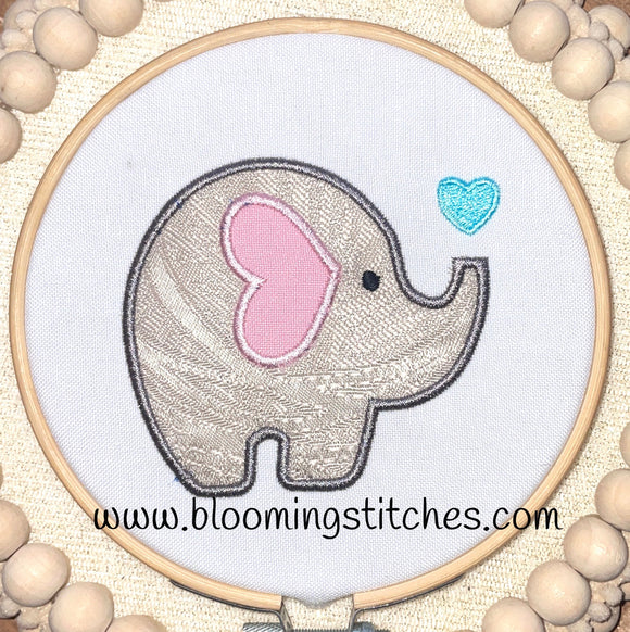 Appliqué Nursery Elephant