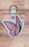 Butterfly Pink Key Fob